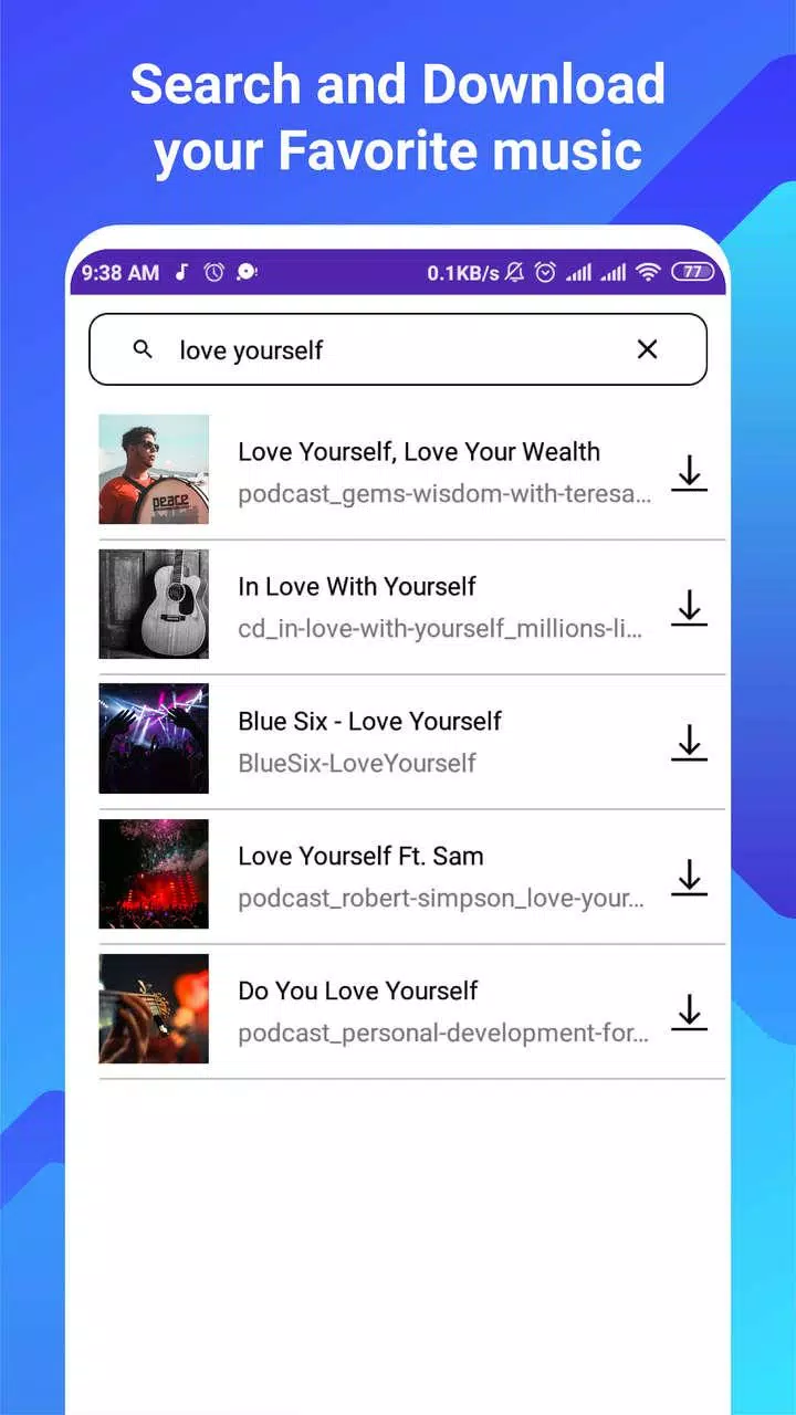 Laden Sie Music Mp3 herunter Screenshot 1