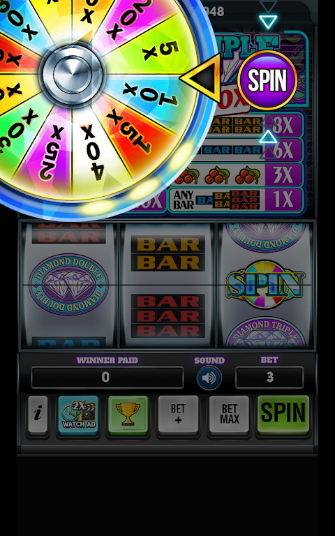 Diamond Deluxe Casino - Free Slot Machines 스크린샷 0