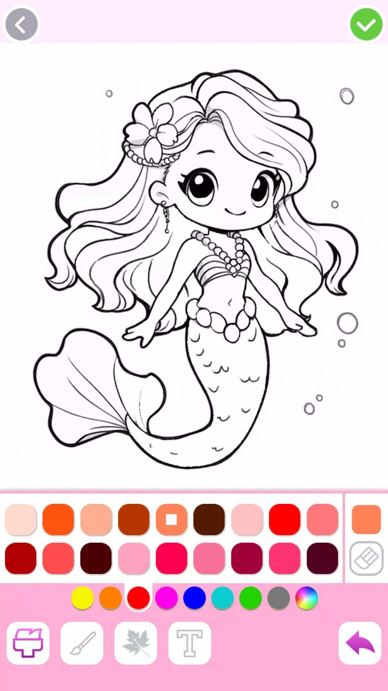 Mermaid Coloring:Mermaid games应用截图第3张