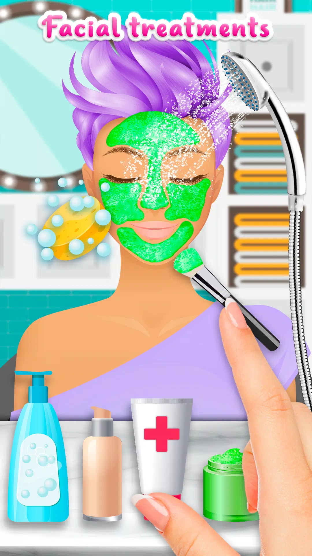 Makeup Beauty Salon Game Girls Capture d'écran 1