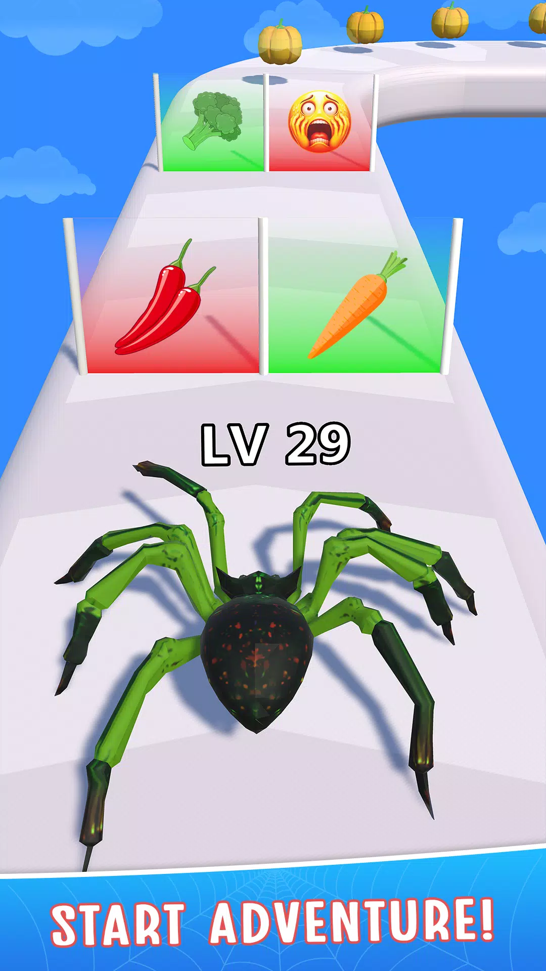 Spider Run: Spider Evolution Ekran Görüntüsü 1