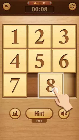 Number Puzzle - Sliding Puzzle Скриншот 0