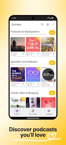 Spreaker Podcasts Ảnh chụp màn hình 1