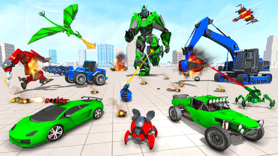 Mech Robot Transforming Game Screenshot 1