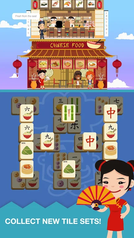 Mahjong Cooking Tower - Match & Build Your Tower Schermafbeelding 1