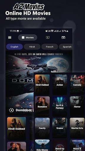 Schermata AZmovies: series & movies. 0