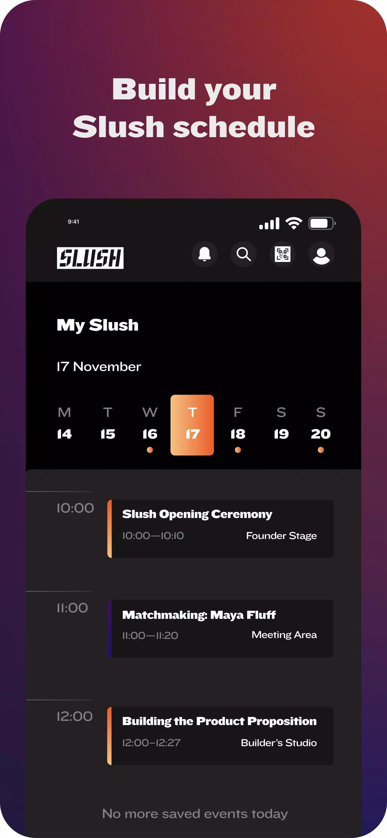Slush App Schermafbeelding 0