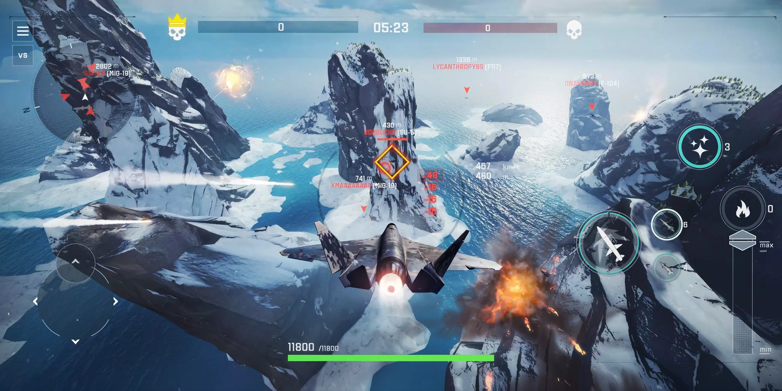 Sky Combat 2 Ảnh chụp màn hình 2