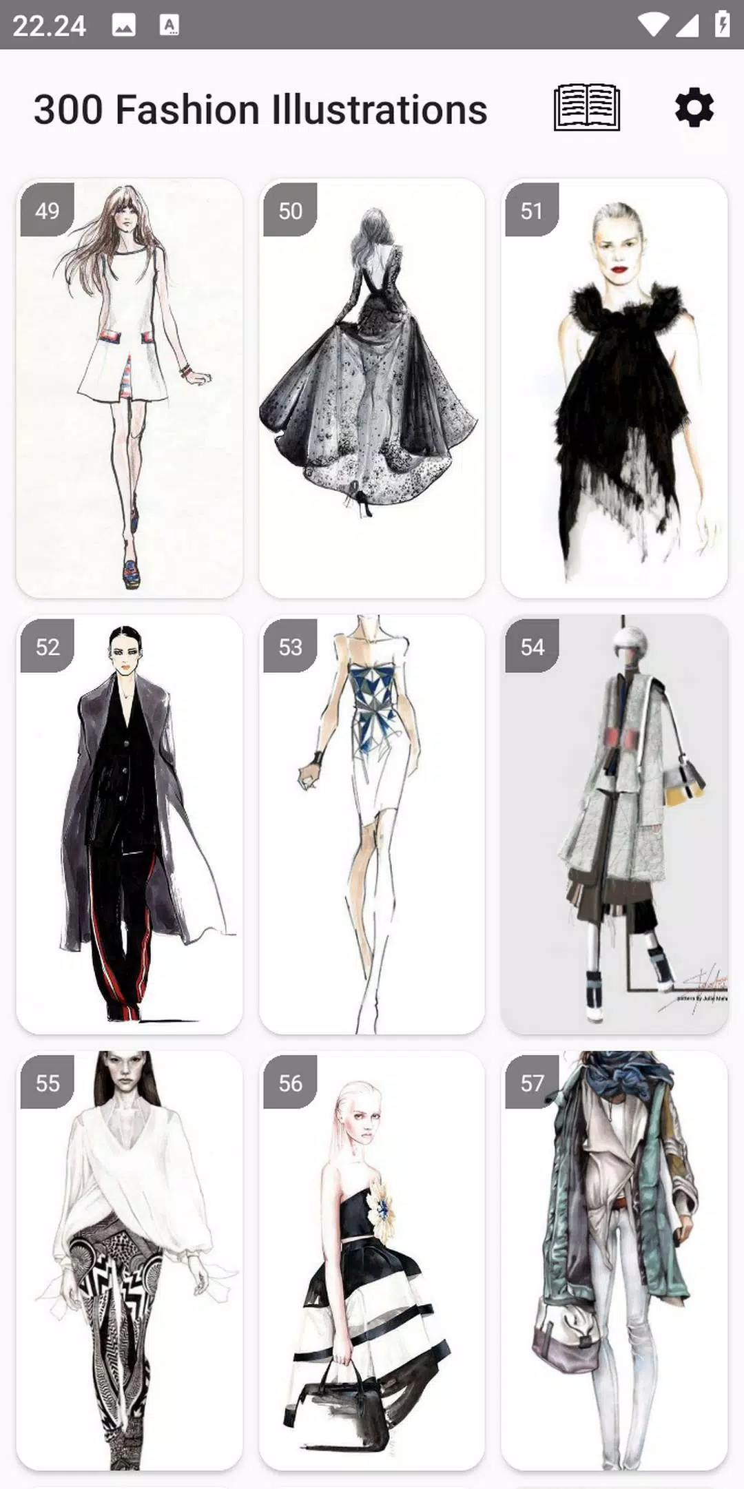 300 Fashion Illustrations Скриншот 2