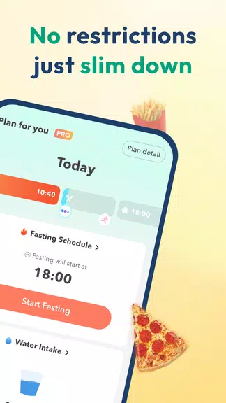 Litely: Fasting Plan & Tracker 스크린샷 1