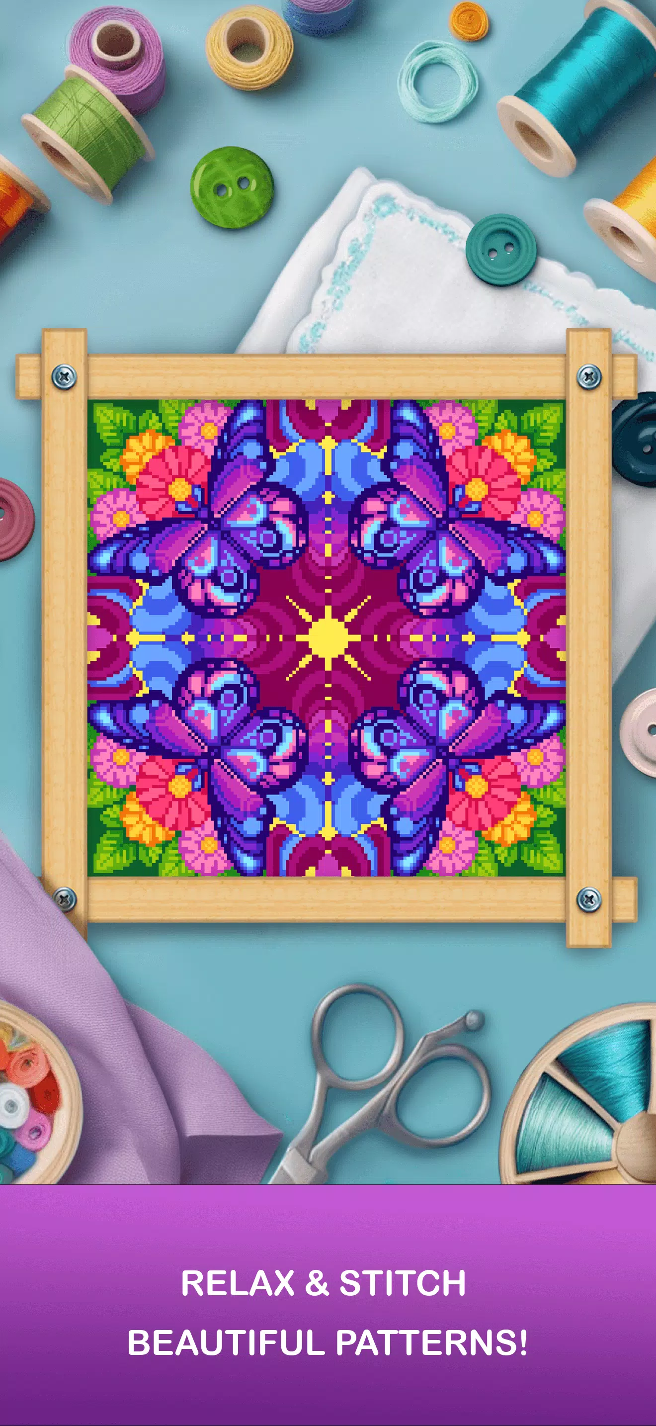 Cross Stitch: Relax & Color Captura de tela 3