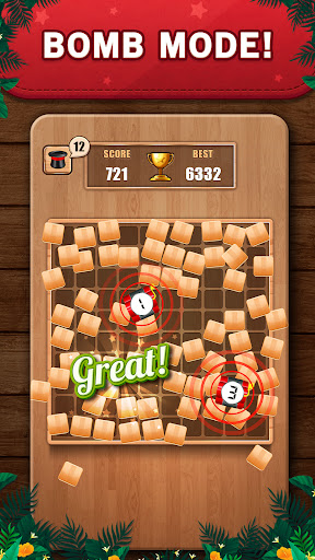 Wooden 100 Block Puzzle Game Tangkapan skrin 2