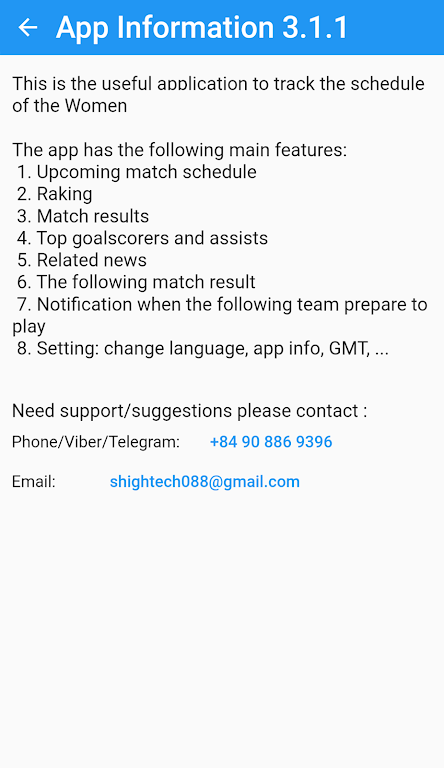 Female Cup Matches应用截图第3张