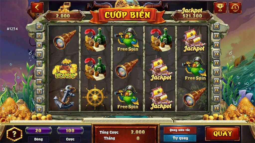 Schermata Bắn Cá Rồng - Bắn Cá Slot 1