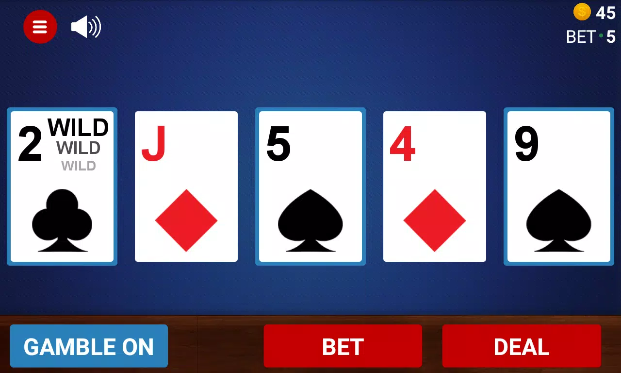 Deuces Wild-Casino Video Poker 스크린샷 1