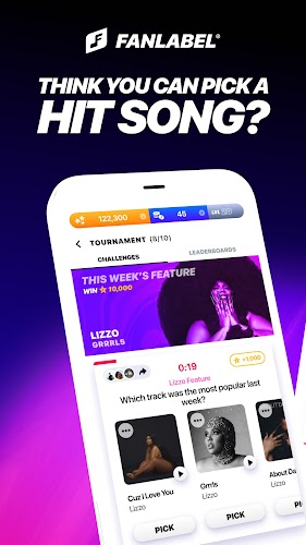 FanLabel: Daily Music Contests 스크린샷 2