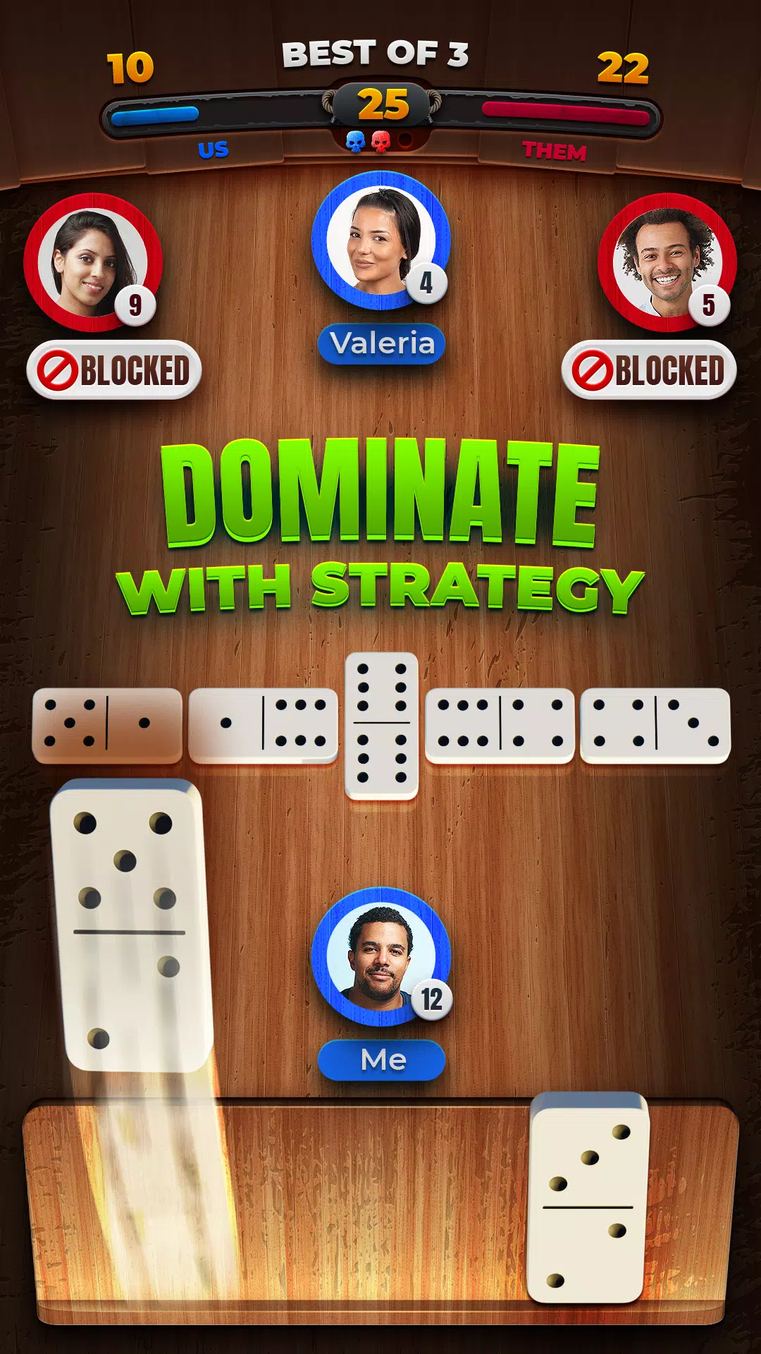 Domino Duel ဖန်သားပြင်ဓာတ်ပုံ 2
