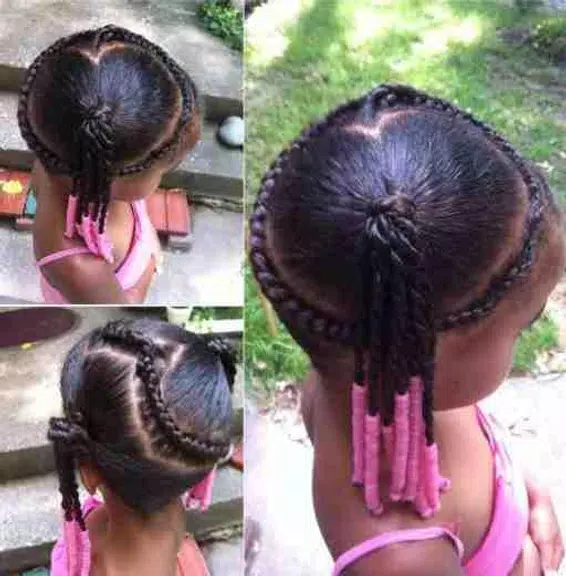 Braid Hairstyle Woman & Child Schermafbeelding 0