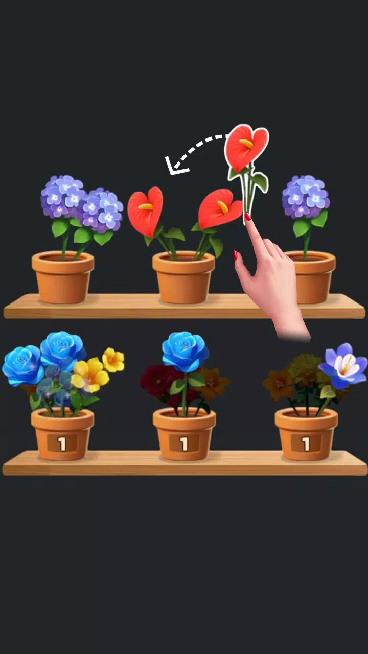 Floral Sort 3D ภาพหน้าจอ 0