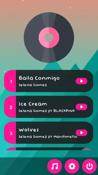 Selena Gomez Piano Tiles Game Tangkapan skrin 0