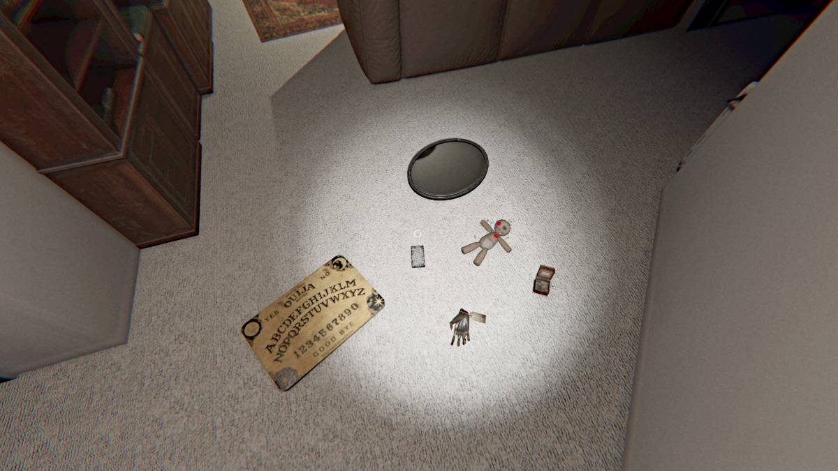 Coleção de Objetos Amaldiçoados em Phasmophobia