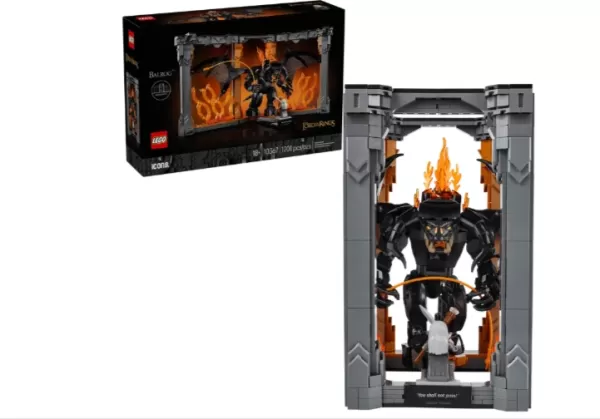 LEGO Lord of the Rings: Balrog Book Nook set