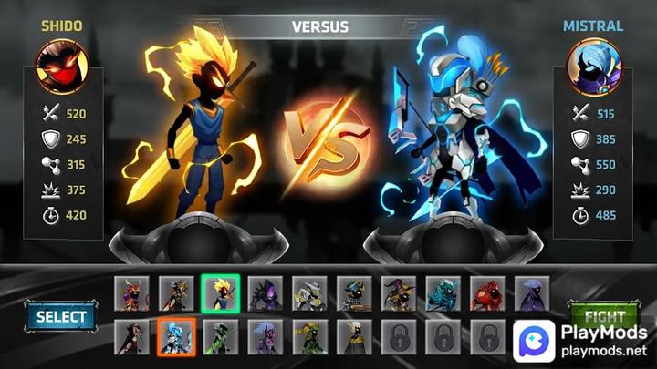 Stickman Legends: Shadow Fight Offline Sword Game Ekran Görüntüsü 1