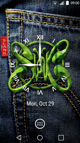Slank Clock Widget Ảnh chụp màn hình 0