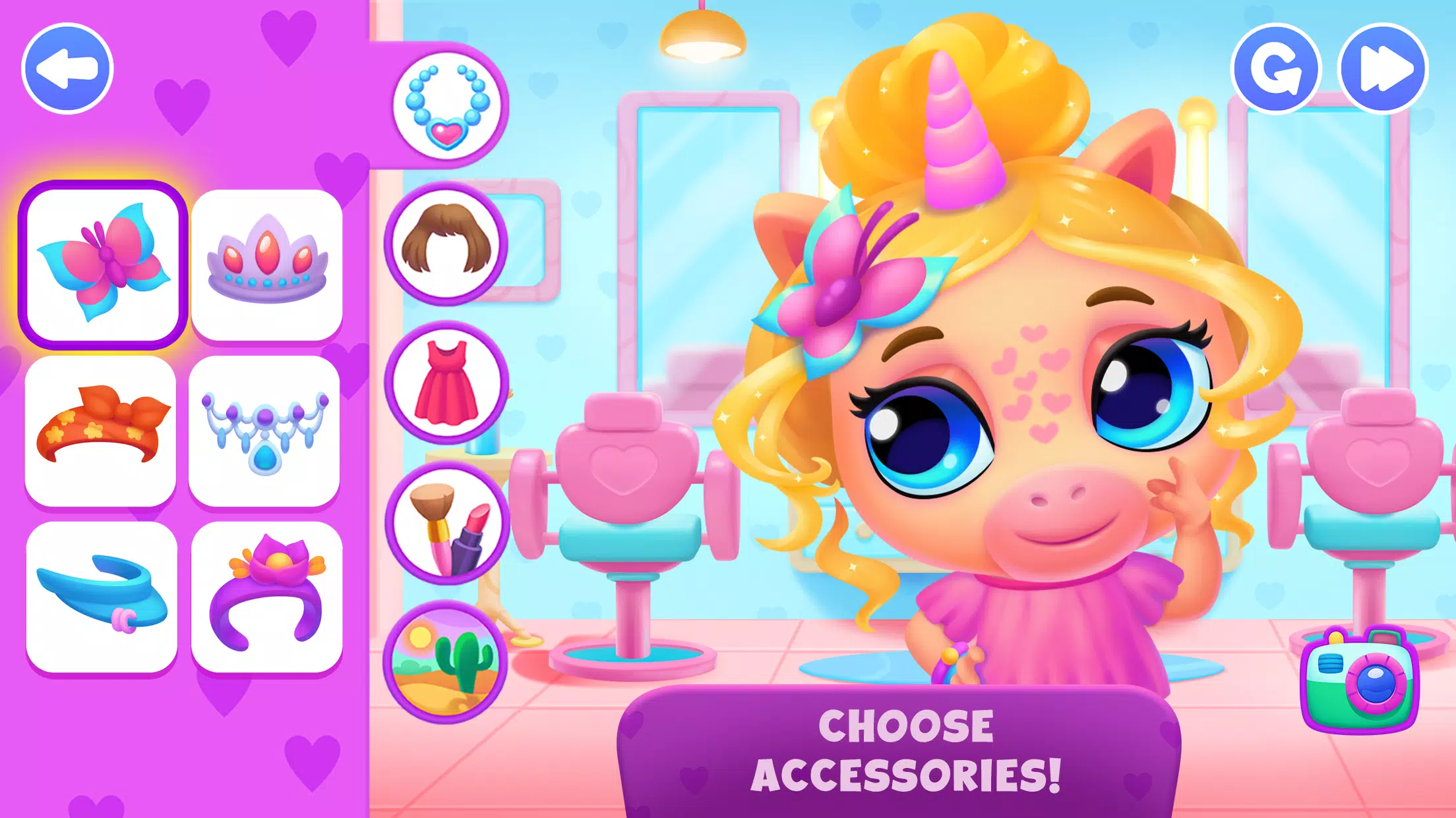 Unicorn Dress up games kids應用截圖第1張