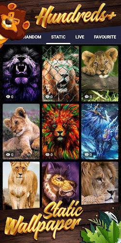 lion background Screenshot 3