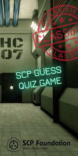 scp quiz game ဖန်သားပြင်ဓာတ်ပုံ 0