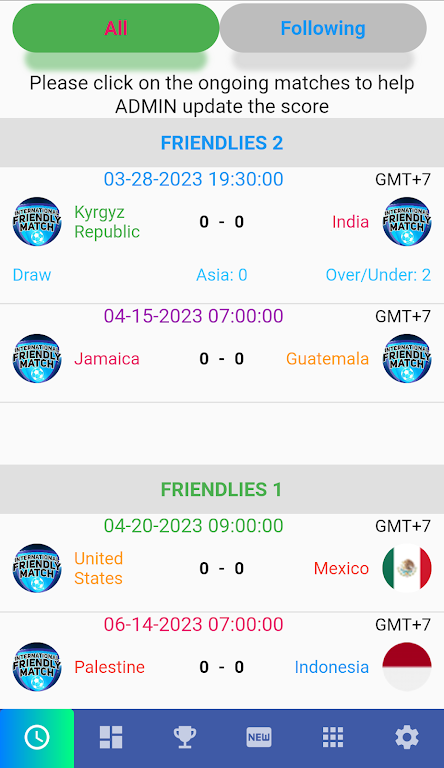 Friendly Matches 2024 Captura de pantalla 0