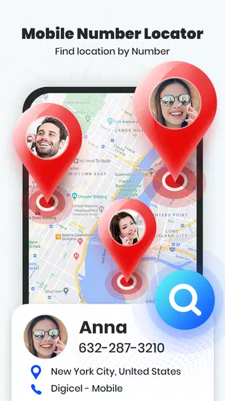 Live Mobile Number Locator ภาพหน้าจอ 0