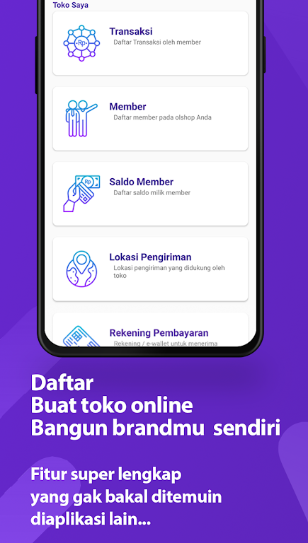 bukaOlshop - Buat App Toko Capture d'écran 3