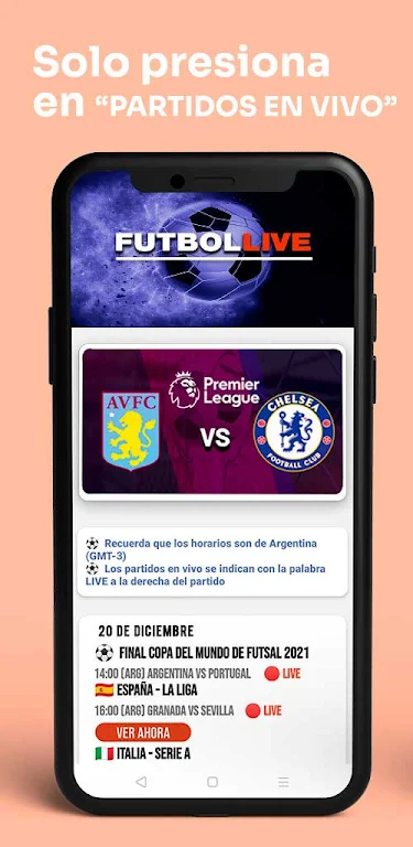 Futbol Live Tangkapan skrin 3