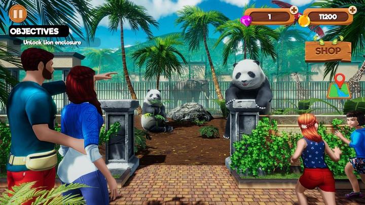 Wonder Animal Zoo Park Games Tangkapan skrin 0