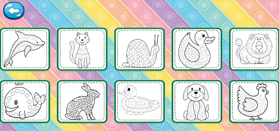 Schermata Pop It Fun Coloring Game 1