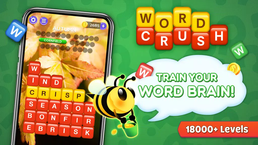Word Crush - Fun Puzzle Game Tangkapan skrin 0