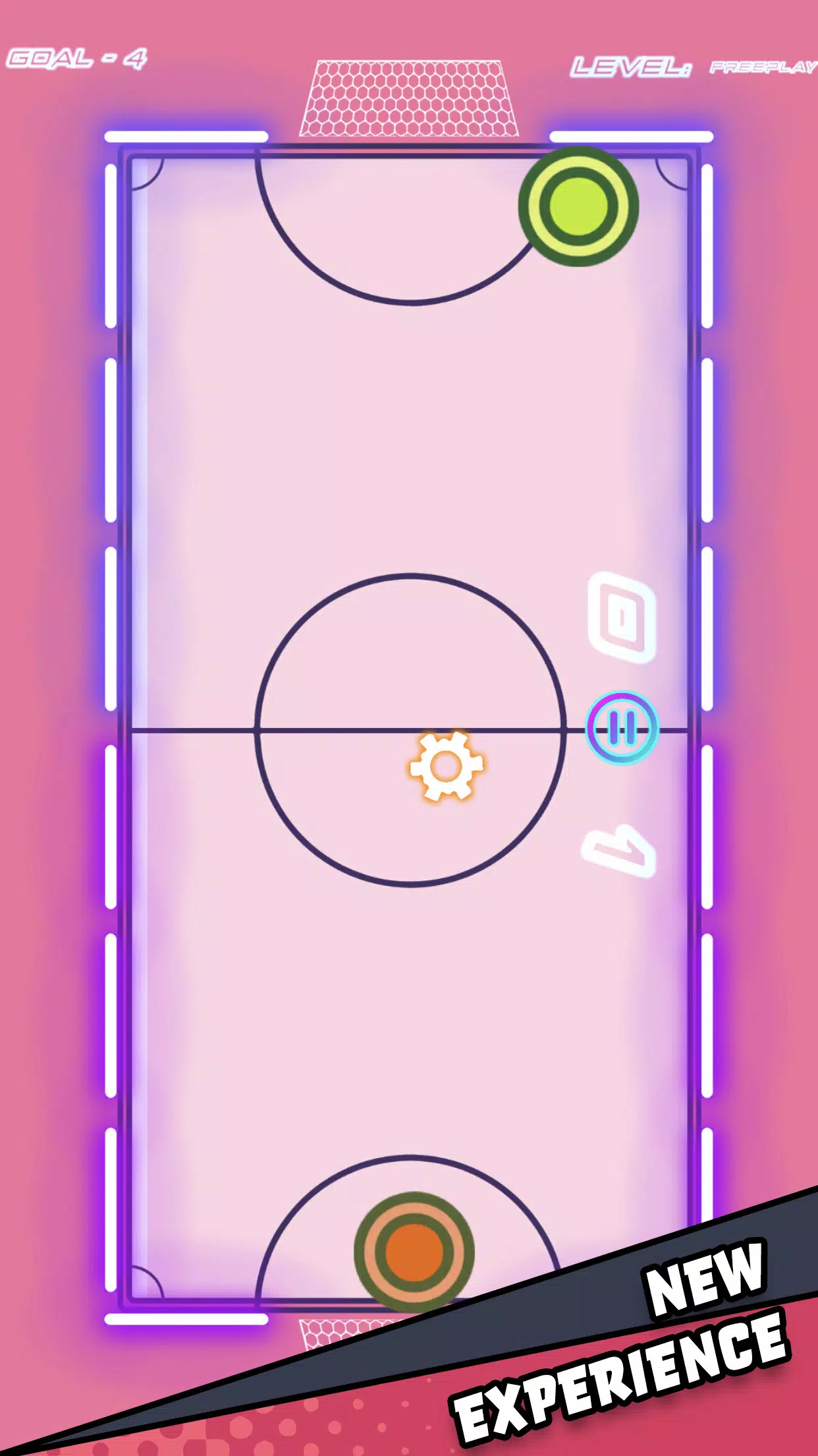 Air Hockey Glow HD Ultimate 2D Tangkapan skrin 1