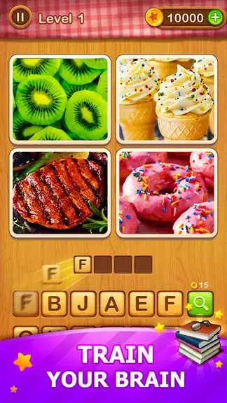 4 Pics Guess Word -Puzzle Game スクリーンショット 1