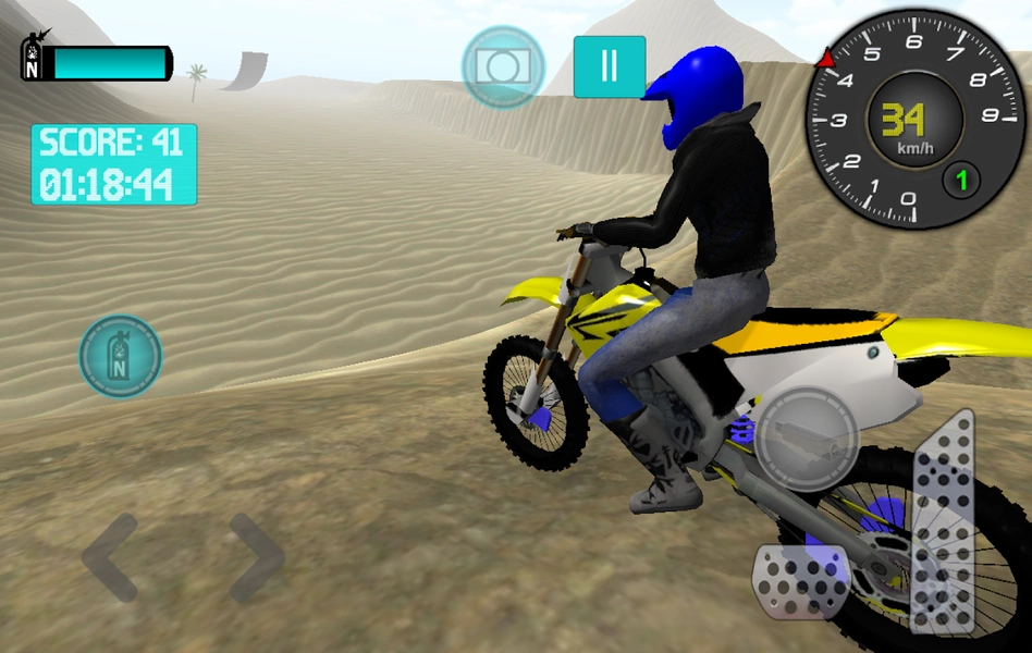 Bike Offroad Simulator Tangkapan skrin 2