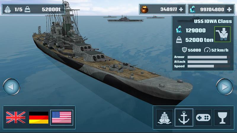 Warship War :Navy Fleet Combat 스크린샷 0