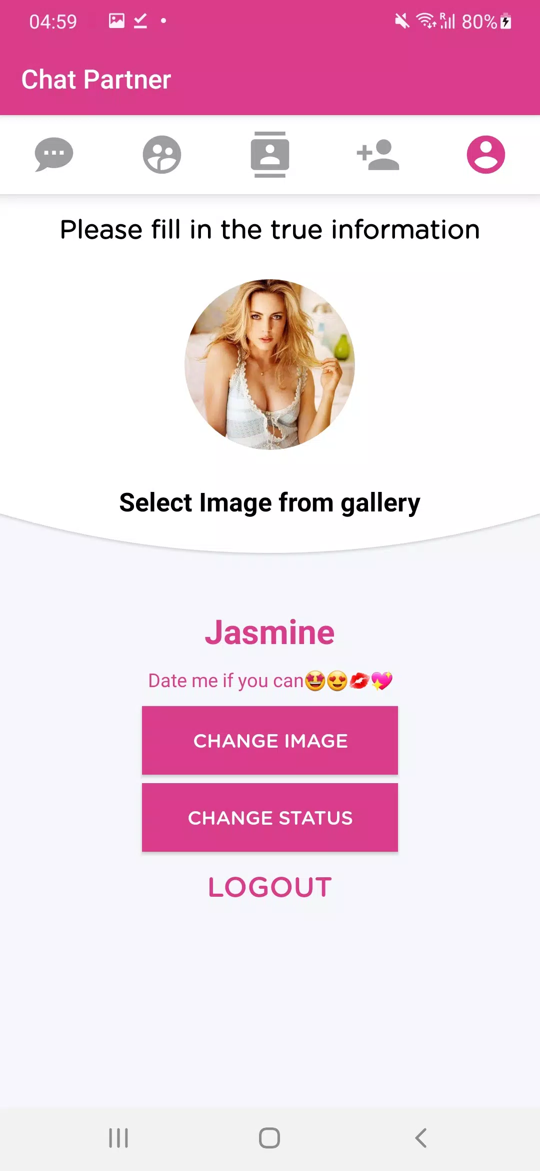 Chat Partner應用截圖第2張