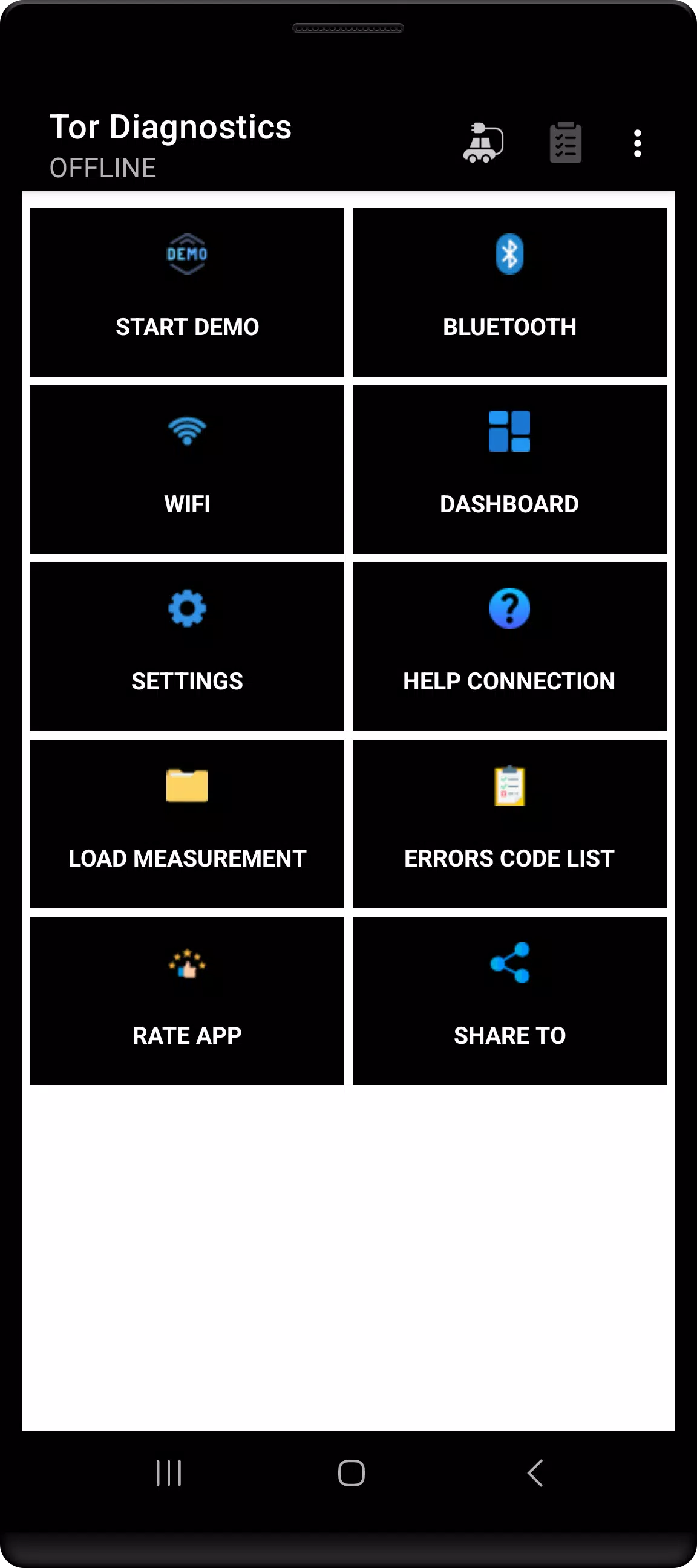 Tor OBD2 Diagnostics स्क्रीनशॉट 0