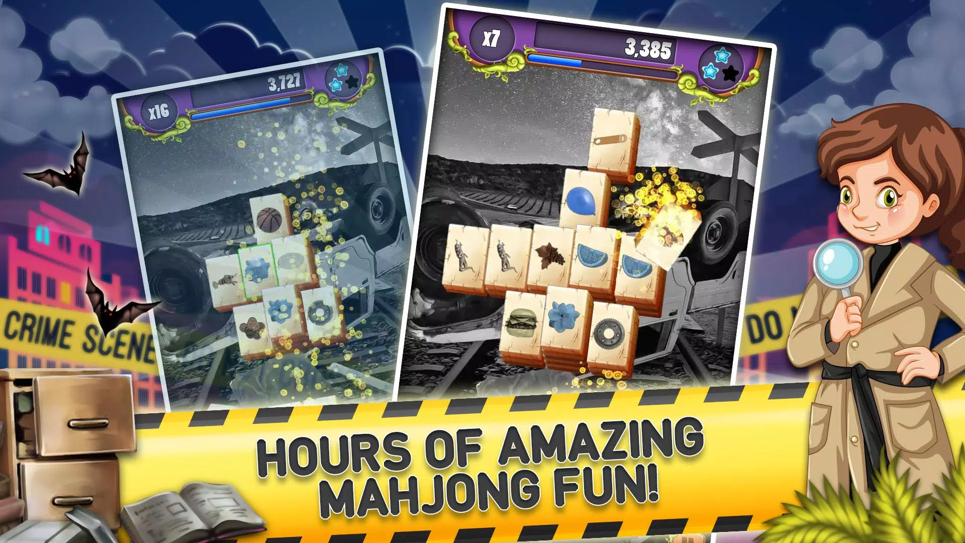 Mahjong Crime Scenes: Mystery Cases Schermafbeelding 3