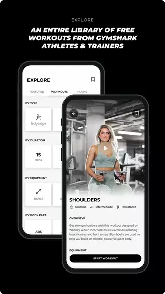 Gymshark Training: Fitness App應用截圖第1張