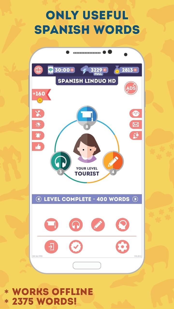 Spanish for Beginners: LinDuo 스크린샷 1