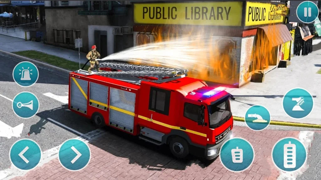 Emergency Police Fire Truck 3d Zrzut ekranu 0