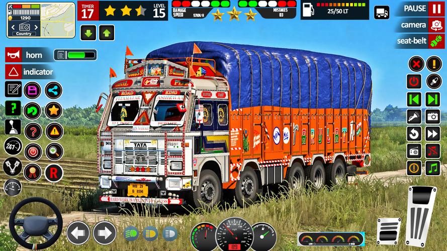 Indian Lorry Truck Driving 3d Captura de tela 2