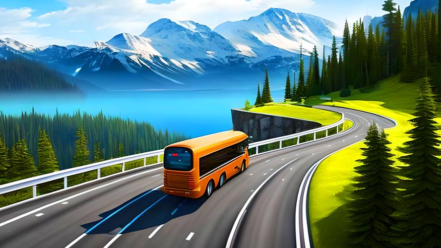 Bus Simulator Games: Bus Games Tangkapan skrin 0